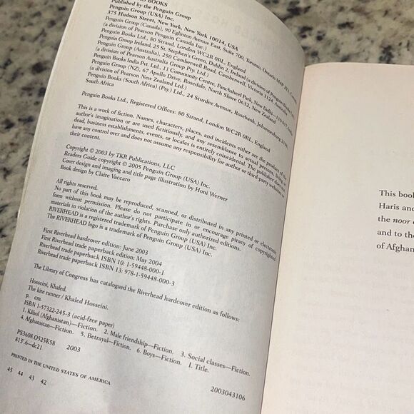 The Kite Runner A Novel Powerful By Hunting Khaled Hosseini Bestseller - Picture 5 of 5
